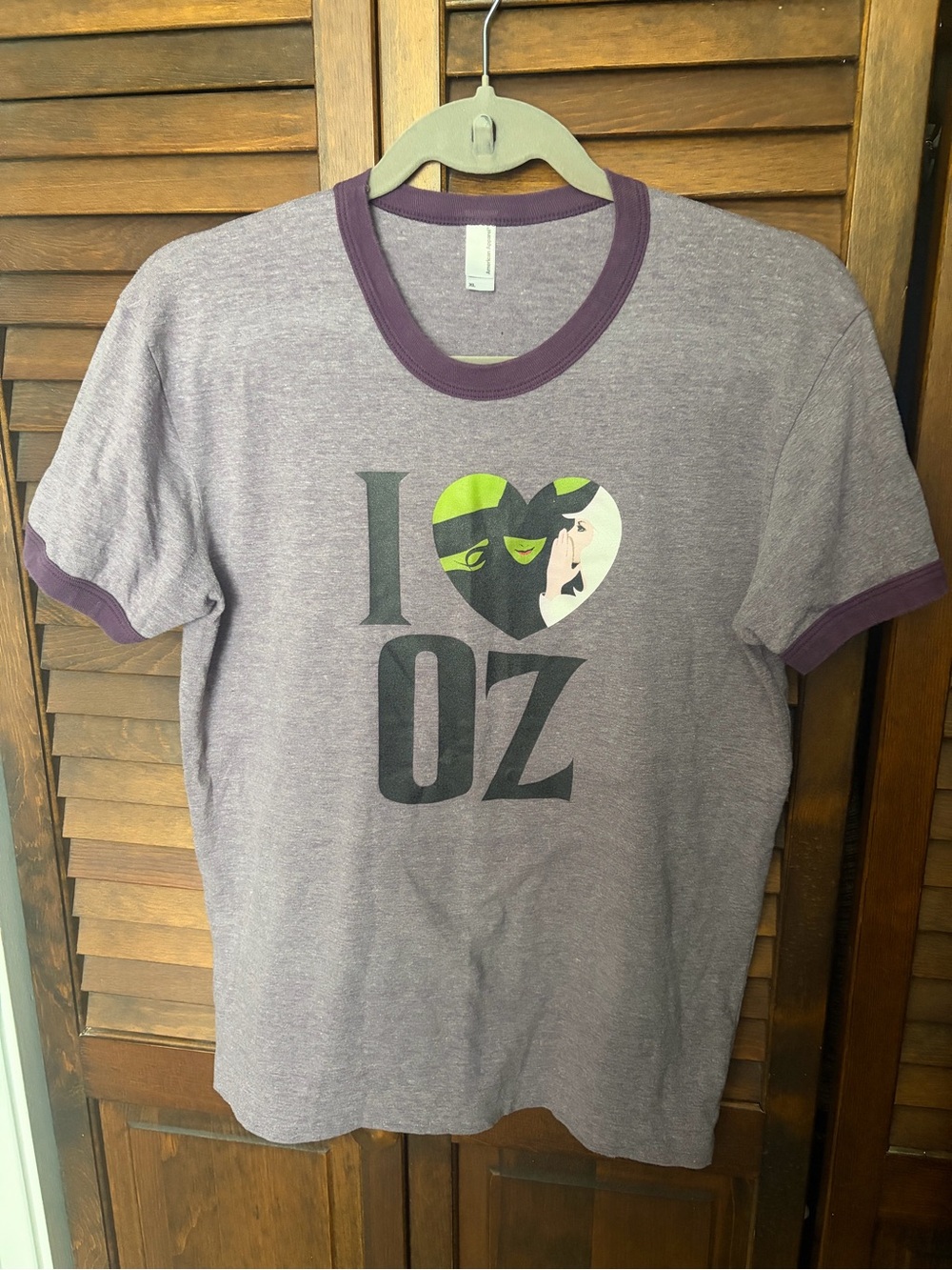 I ♥ OZ Wicked Graphic Tee in Heather Purple